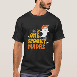 One Spooky Madre Funny Halloween Mum Family Matchi T-Shirt