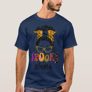 One Spooky Mama Halloween Witchy Mum Womens  T-Shirt