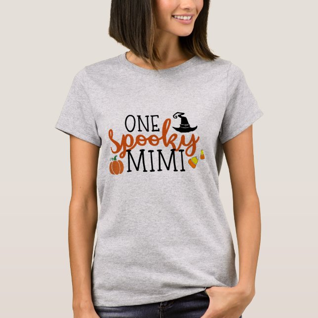 One Spooky Mimi Halloween T-Shirt (Front)