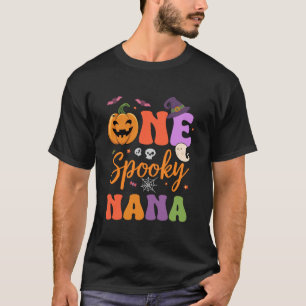 One Spooky Nana Funny Halloween 1st Birthday Boy F T-Shirt