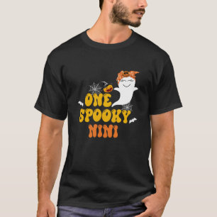 One Spooky Nini Funny Halloween Aunt Family Matchi T-Shirt