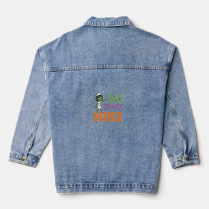 One Spooky Nurse Halloween Design (2)_1 Denim Jacket