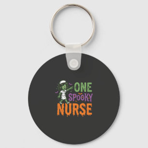 One Spooky Nurse Halloween Design (2)_1 Key Ring