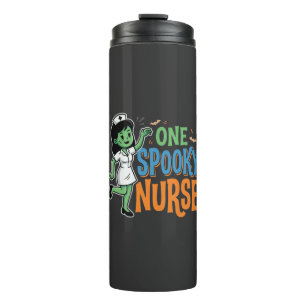 One Spooky Nurse Halloween Design Thermal Tumbler