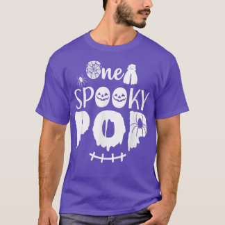 One Spooky Pop Scary Halloween Costume Party Gift  T-Shirt