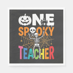 One Spooky Teacher Halloween Design_1 Napkin