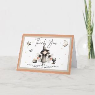 One Spooky Year First Birthday Thank You Card