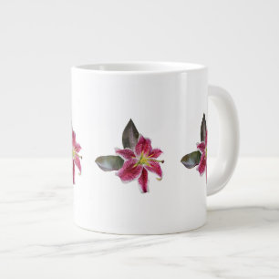 One Stargazer Lily Large Coffee Mug