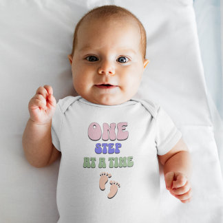 One Step at a Time Baby Bodysuit