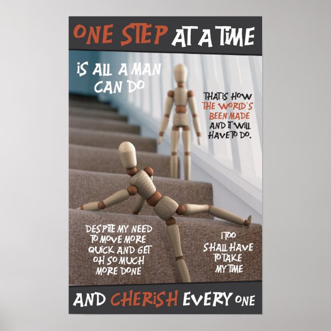 One Step at a Time Poster (Front)