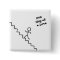 "one step at a time" stickman on the stairs button