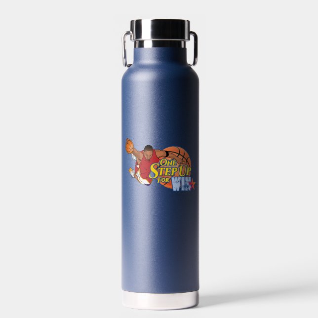 One Step Up for Win | Thor Copper Vacuum Insulated Water Bottle (Front)