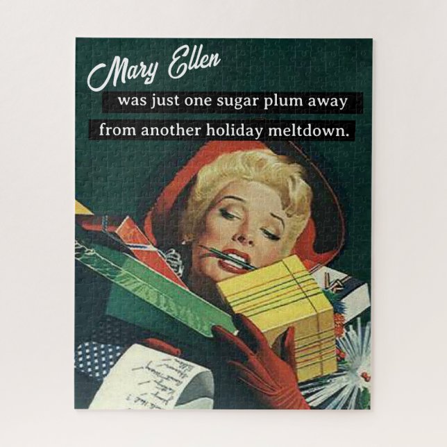 One Sugar Plum Away From Another Holiday Meltdown Jigsaw Puzzle (Vertical)