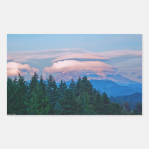 One Summer Evening Rectangular Sticker