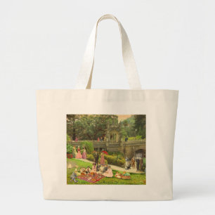 One Sunday in May (Quinta da Regaleira) Large Tote Bag