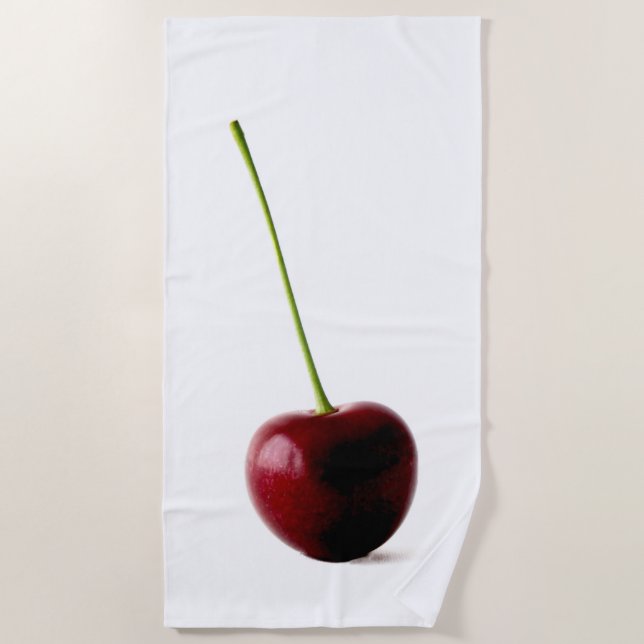 One Sweet Cherry btcnm Beach Towel (Front)