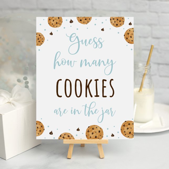One Sweet Cookie Birthday Guess How Many Game Poster (Creator Uploaded)