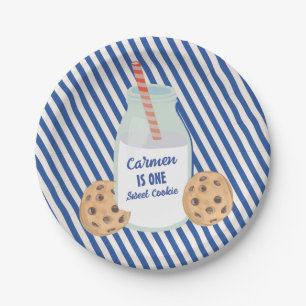 One Sweet Cookie First Birthday Paper Plate