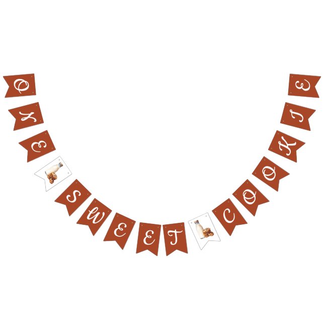 One Sweet Cookie!  First Birthday Party Bunting (All)