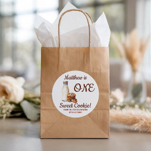 One Sweet Cookie!  First Birthday Party Classic Round Sticker