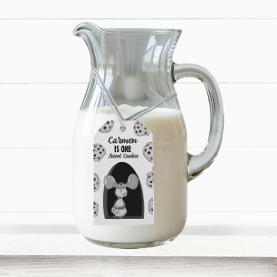 One Sweet Cookie Mouse First Birthday Gift Tags