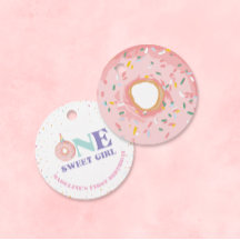 One Sweet Girl Pastel Unicorn Doughnuts Birthday