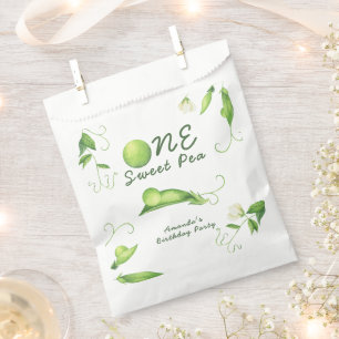 One Sweet Pea First Birthday Favour Bag