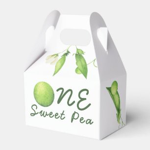 One Sweet Pea First Birthday Favour Box
