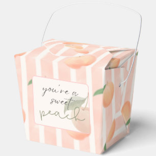 One Sweet Peach Baby Shower Favour Box
