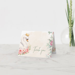 One Sweet Swan Thank You Card