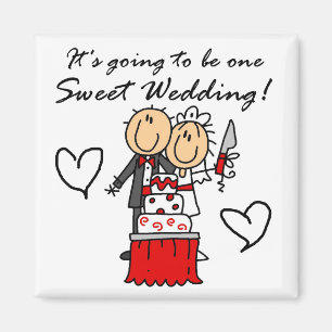 One Sweet Wedding T-shirts and Gifts Magnet