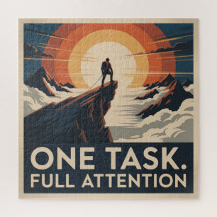 One Task. Full Attention Jigsaw Puzzle