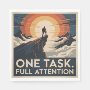 One Task. Full Attention Napkin