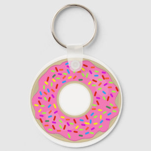 One Tasty Lone Doughnut Key Ring