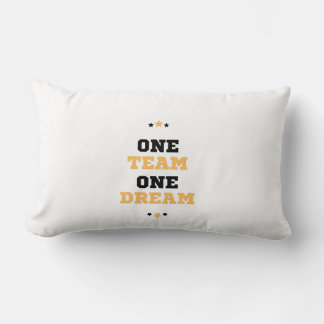 One team one dream lumbar cushion