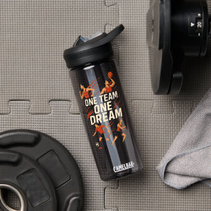 ONE TEAM, ONE DREAM – Motivational Sports Water Bo Bottle