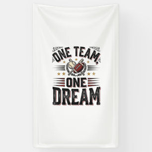One Team One Dream Vintage Sports Team Shirt_1 Banner