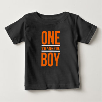 One thankful boy  baby T-Shirt