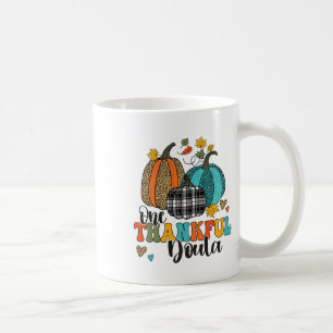 One Thankful Doula Midwife Birth Nurse Pumpkins Th Coffee Mug