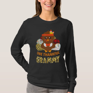 One Thankful Grammy Turkey Blessed Grammy Thanksgi T-Shirt