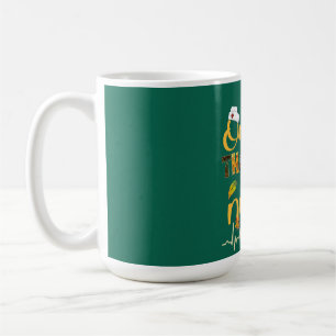 One Thankful ICU Nurse Pumpkin Stethoscope Thanksg Coffee Mug