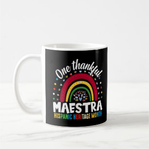 One Thankful Maestra Hispanic Heritage Month Coffee Mug