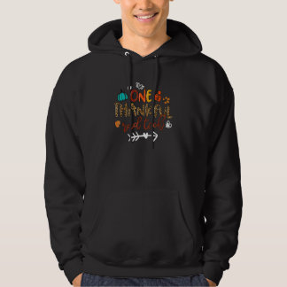 One Thankful Rad Tech Leopard Pumpkin Fall Thanksg Hoodie