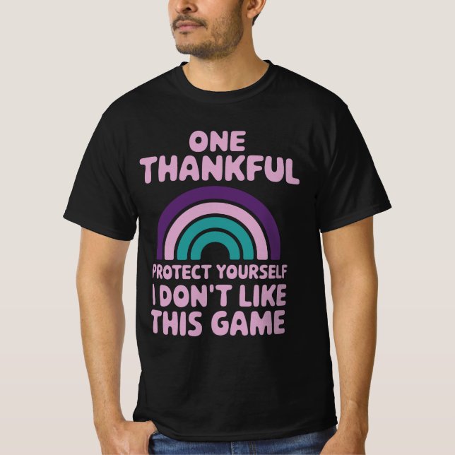 One Thankful Rainbow T-Shirt  (Front)