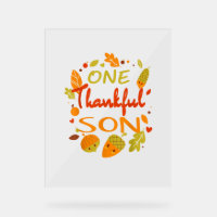 One Thankful Son Shirt Family Thanksgiving 2021 ma