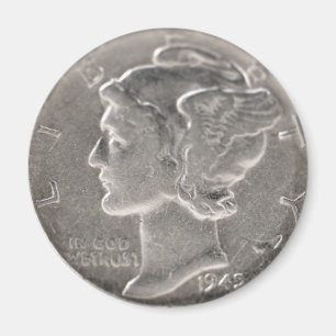 One Thin Dime Magnet