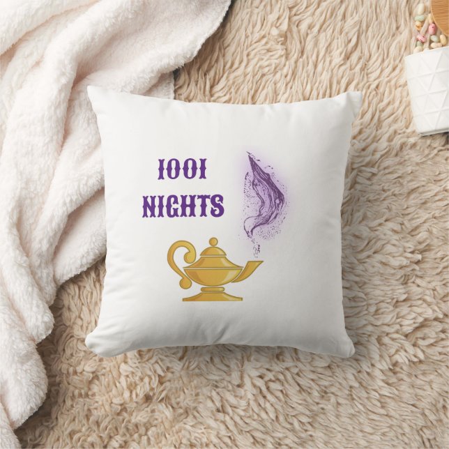 One Thousand and One Nights Aladdin Genie lamp Cushion (Blanket)