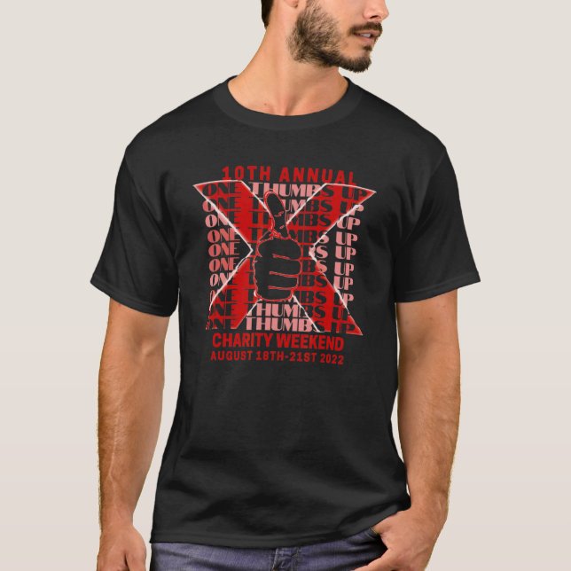 One Thumbs Up X Red T-Shirt (Front)