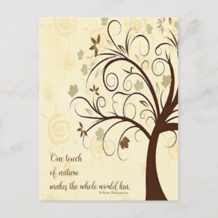 One Touch of Nature Makes the Whole World Kin Postcard