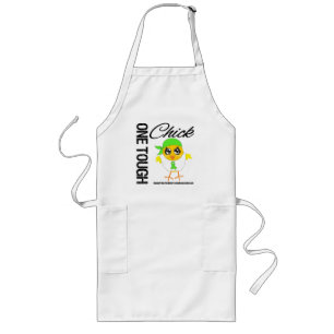 One Tough Chick Non-Hodgkin's Lymphoma Warrior Long Apron